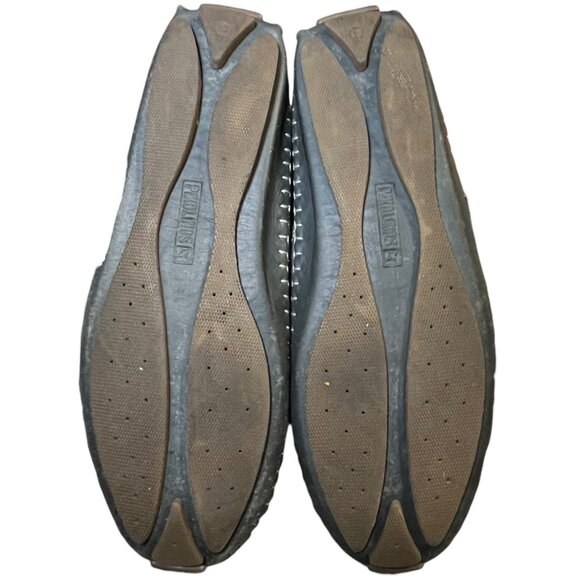 PIKOLINOS Loafers Leather Jerez Woman Flats Size 10 Blue/Grey Closed Toe - Picture 5 of 12